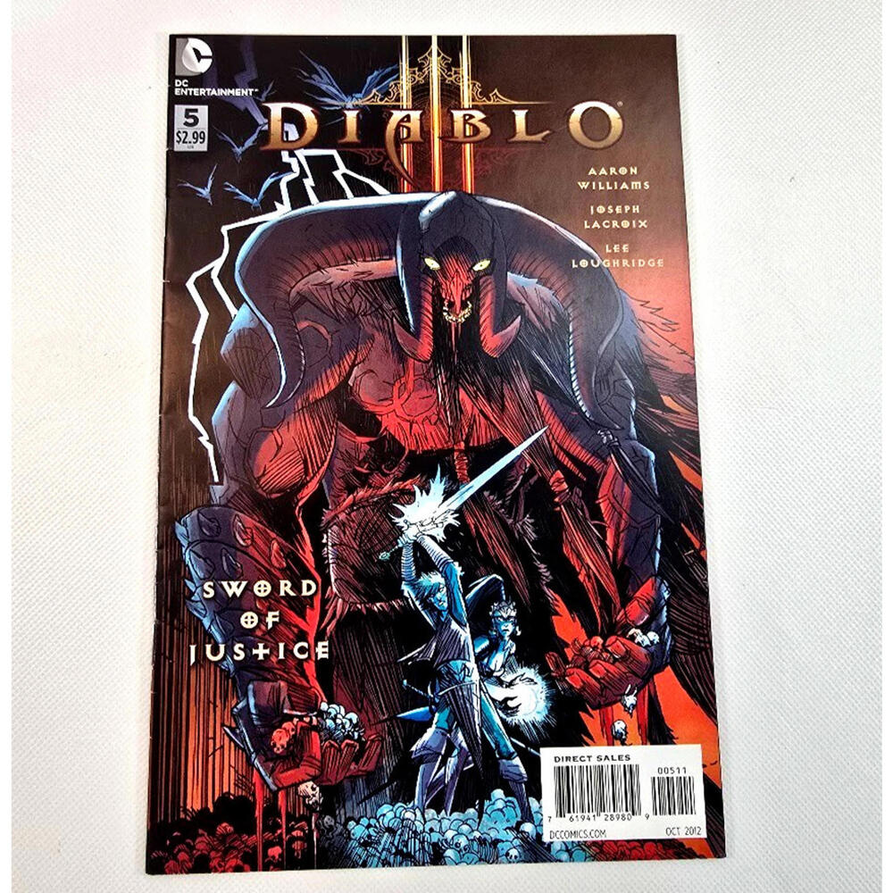 Diablo 3 Sword of Justice Comic Book #5 of 5 DC Comics 2012 Blizzard New Bagged